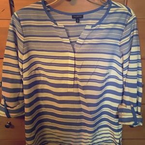 Size small, sheer long sleeve blouse from Talbots